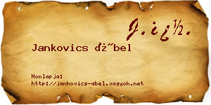 Jankovics Ábel névjegykártya